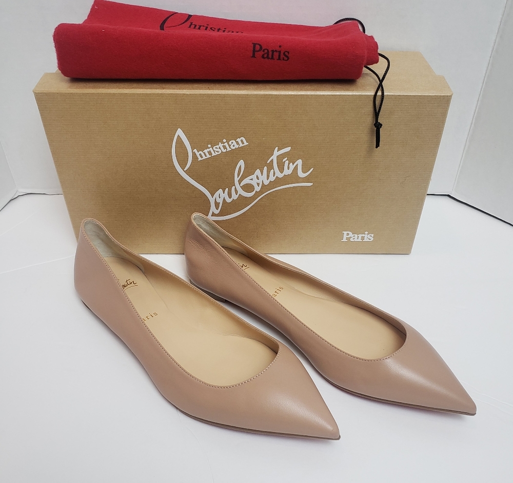 Christian Louboutin Ballet Flats Nude Size 40.5